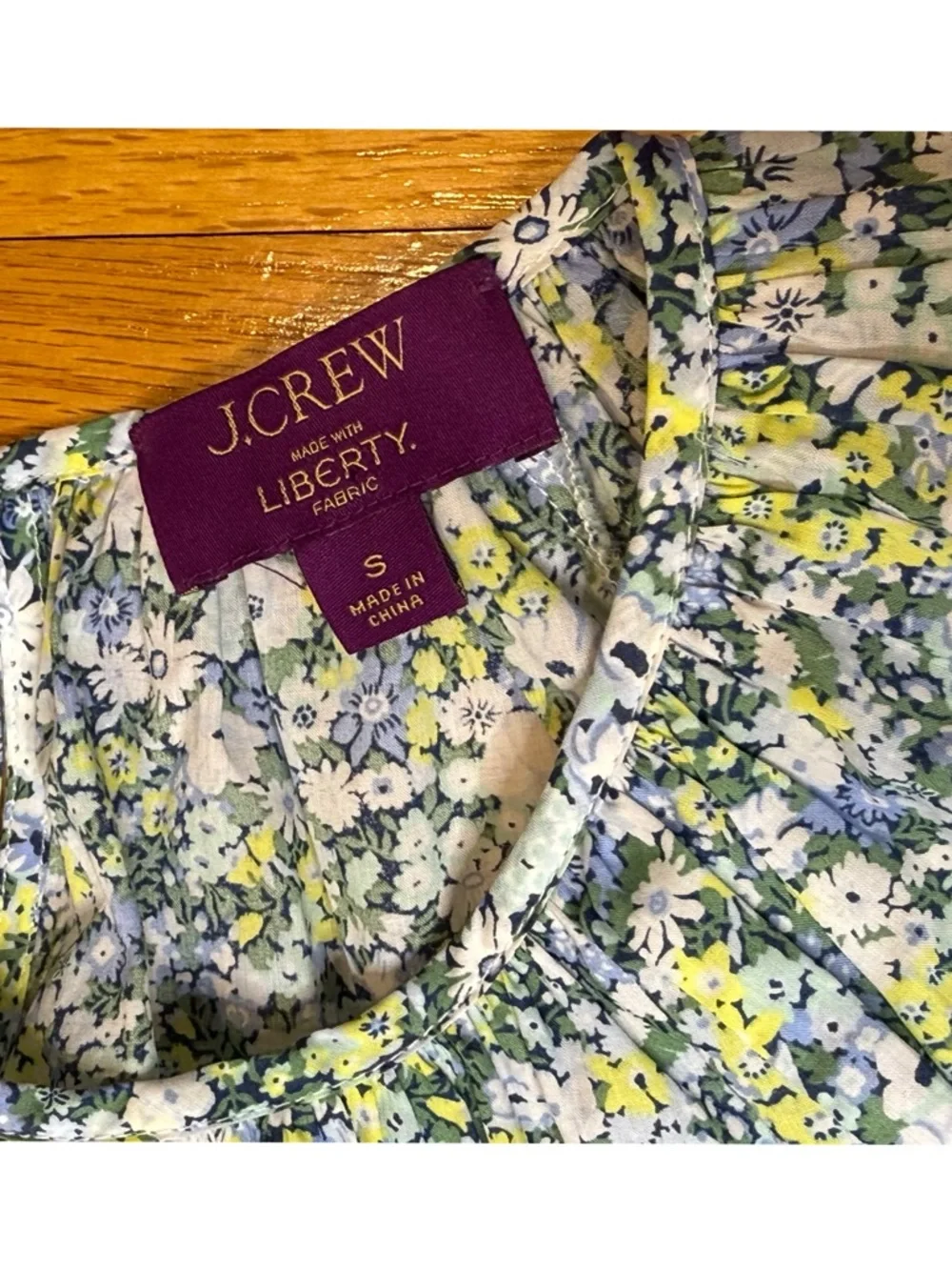 Liberty of London x J. Crew Palermo Smocked-waist Mini Dress